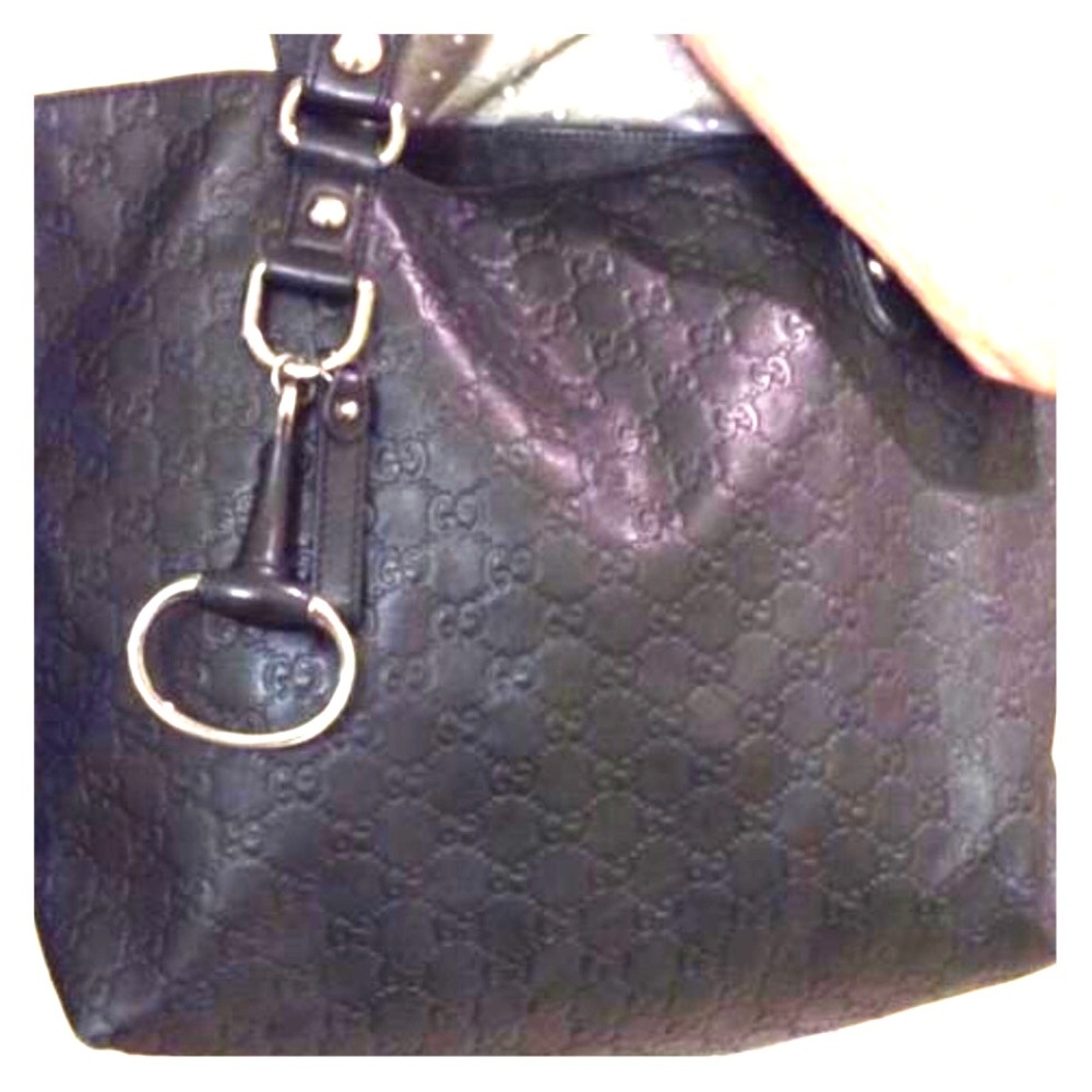 Gucci Icon Bit Medium Guccissima Leather Tote